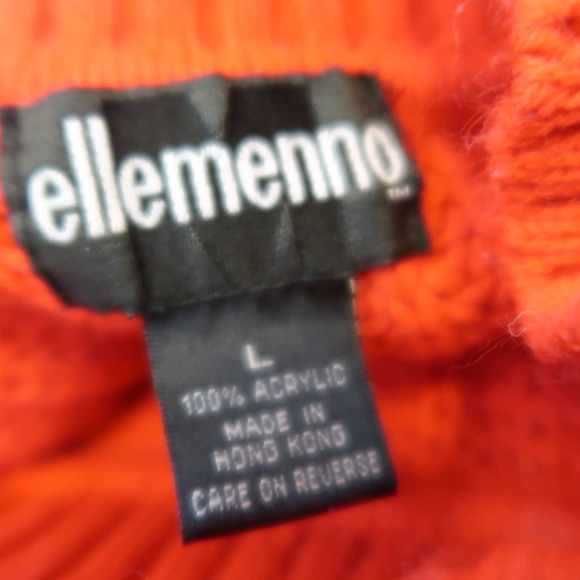 Vintage 90's cherry red knit mockneck sweater - Picture 6 of 6